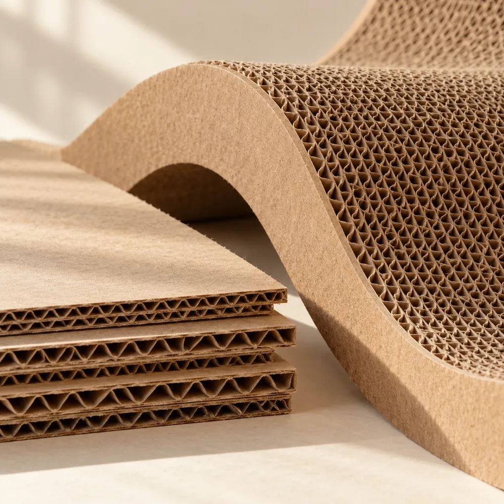 Concept d'échantillon de texture et construction en carton