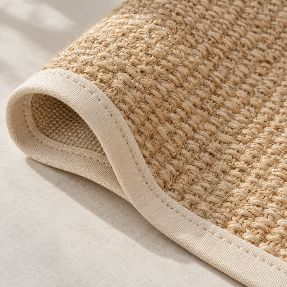 Concept d'échantillon de texture et construction en sisal